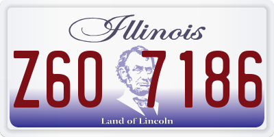 IL license plate Z607186