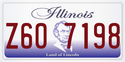 IL license plate Z607198