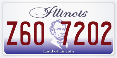 IL license plate Z607202