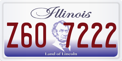 IL license plate Z607222