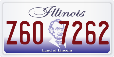 IL license plate Z607262