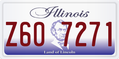 IL license plate Z607271
