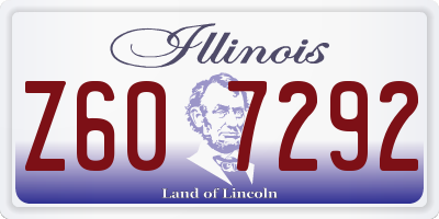 IL license plate Z607292