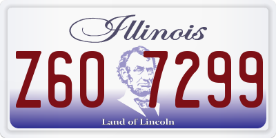 IL license plate Z607299