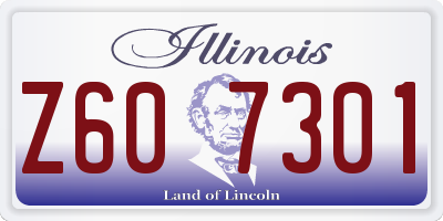 IL license plate Z607301