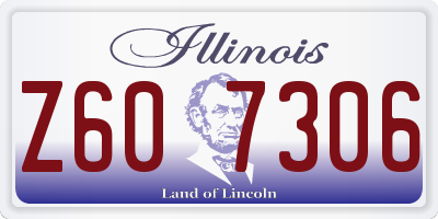 IL license plate Z607306