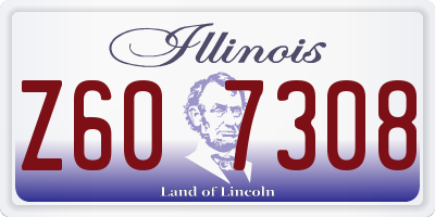 IL license plate Z607308