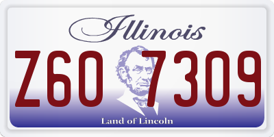 IL license plate Z607309