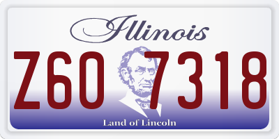 IL license plate Z607318
