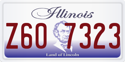 IL license plate Z607323