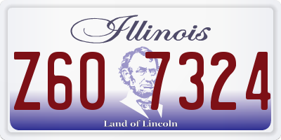 IL license plate Z607324