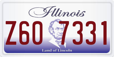 IL license plate Z607331