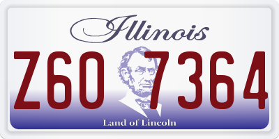 IL license plate Z607364