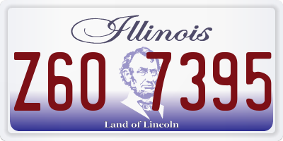 IL license plate Z607395