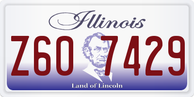IL license plate Z607429