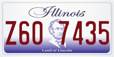 IL license plate Z607435