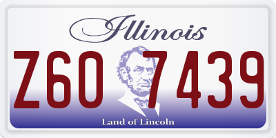 IL license plate Z607439