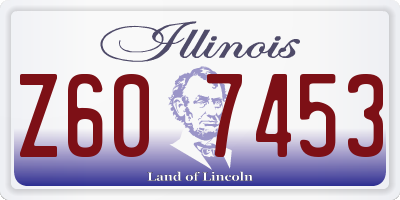 IL license plate Z607453