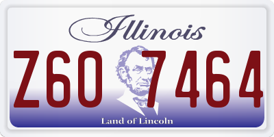 IL license plate Z607464