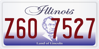 IL license plate Z607527