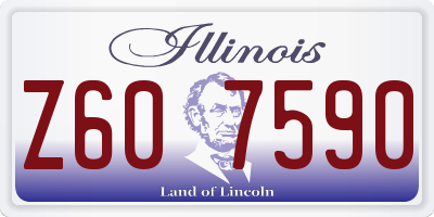 IL license plate Z607590