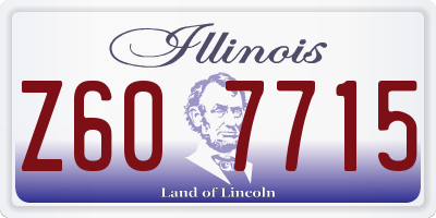 IL license plate Z607715