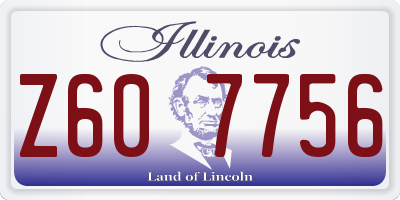 IL license plate Z607756