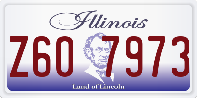 IL license plate Z607973
