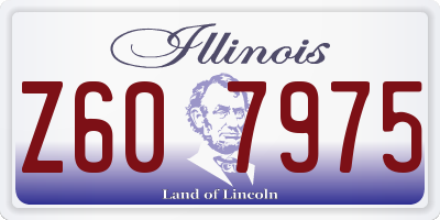 IL license plate Z607975