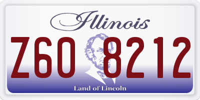 IL license plate Z608212