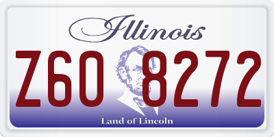 IL license plate Z608272