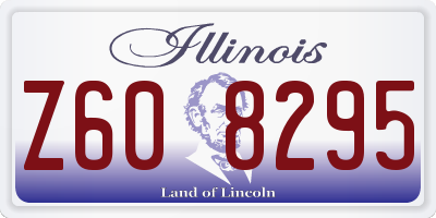 IL license plate Z608295