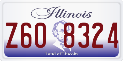IL license plate Z608324