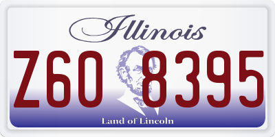 IL license plate Z608395
