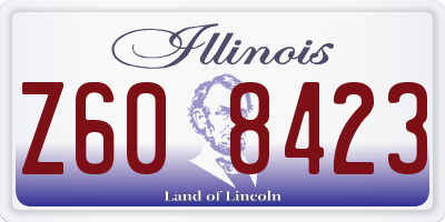 IL license plate Z608423