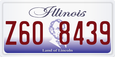 IL license plate Z608439