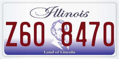 IL license plate Z608470