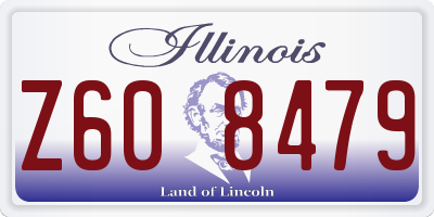 IL license plate Z608479