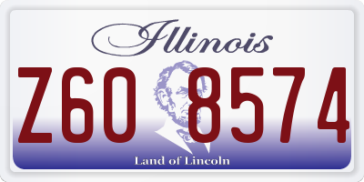 IL license plate Z608574