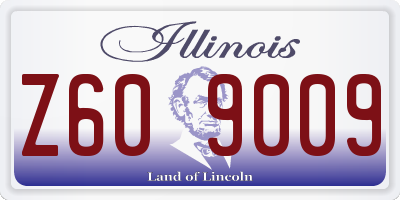 IL license plate Z609009
