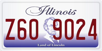 IL license plate Z609024