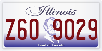 IL license plate Z609029