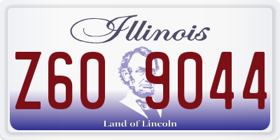 IL license plate Z609044