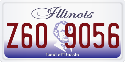 IL license plate Z609056