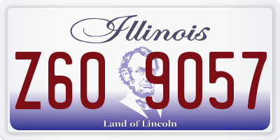 IL license plate Z609057