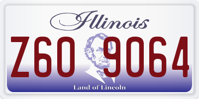 IL license plate Z609064