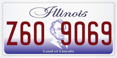IL license plate Z609069