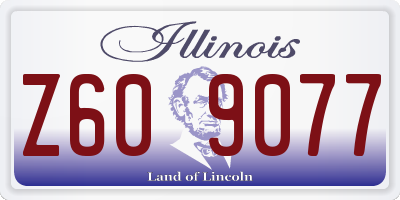 IL license plate Z609077