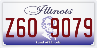 IL license plate Z609079