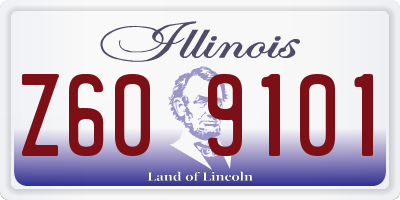 IL license plate Z609101